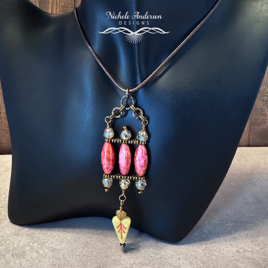 Blushing Heart Necklace