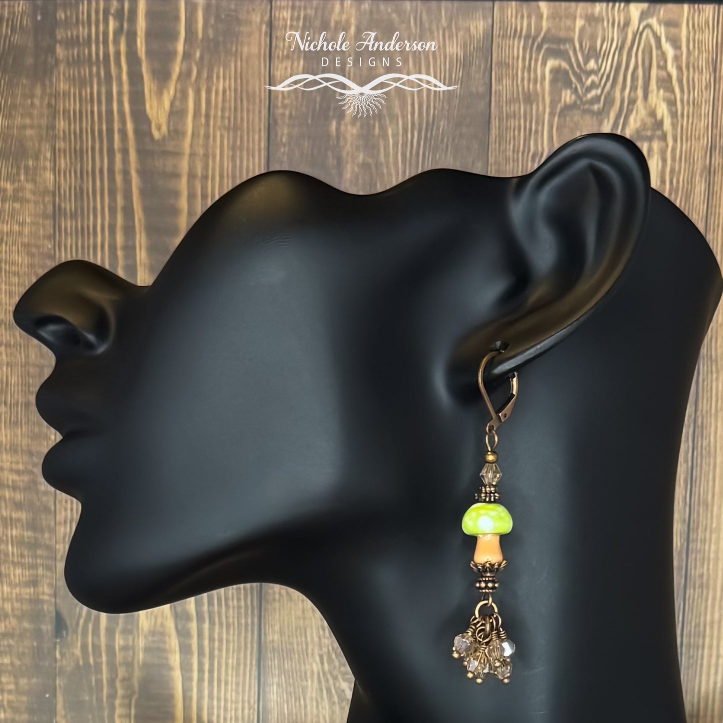Mushroom Cluster Earrings