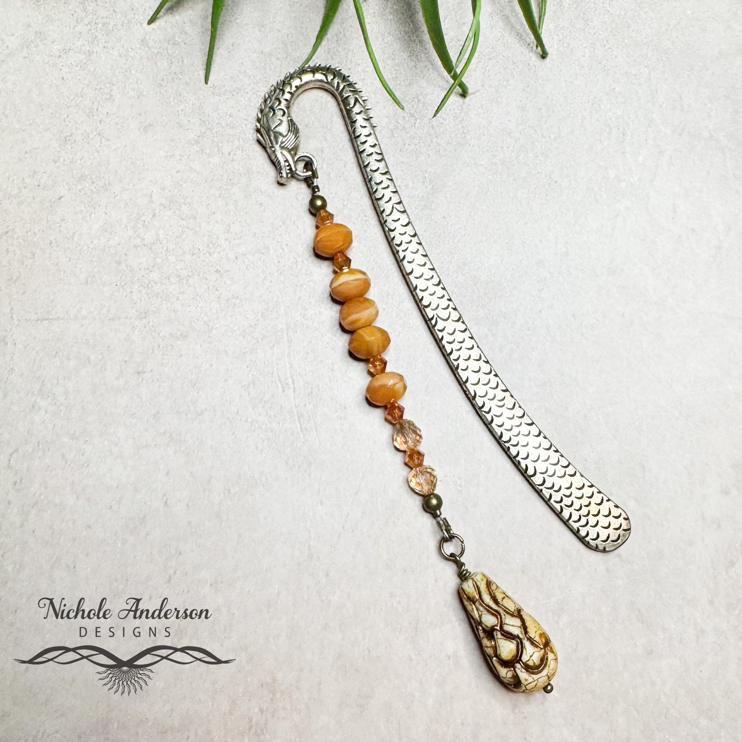 Orange Dragon Bookmark