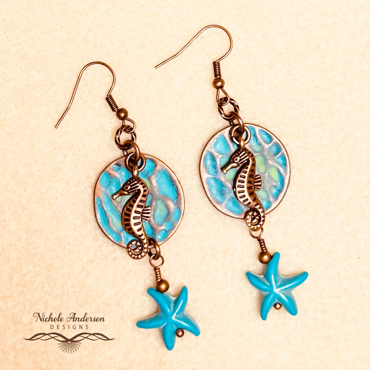Seahorse Cove Drop Earrings