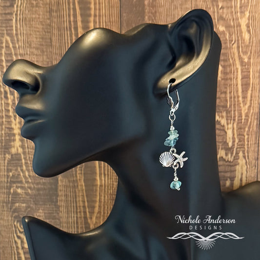 Apatite Sea Earrings