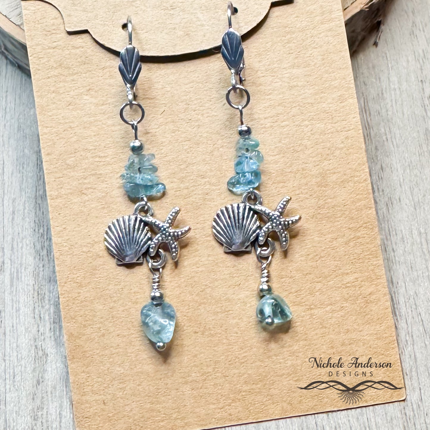 Apatite Sea Earrings