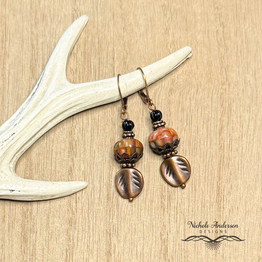 Autumn Pumpkin Earrings