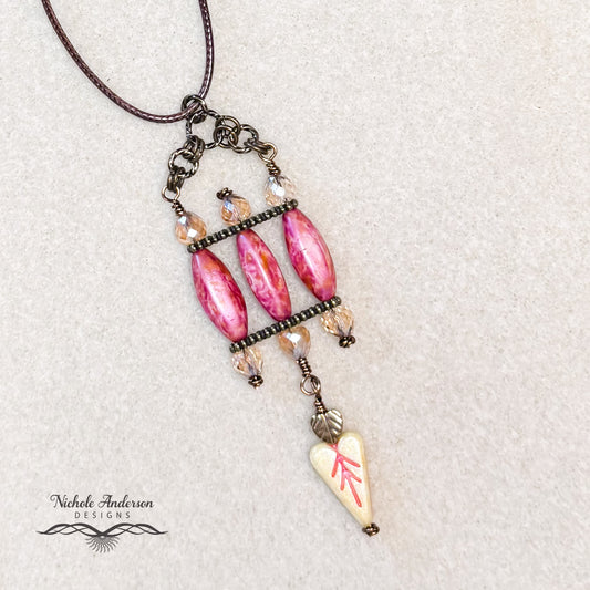 Blushing Heart Necklace