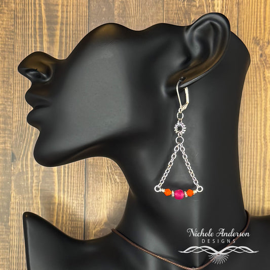 Fuchsia Summer Earrings