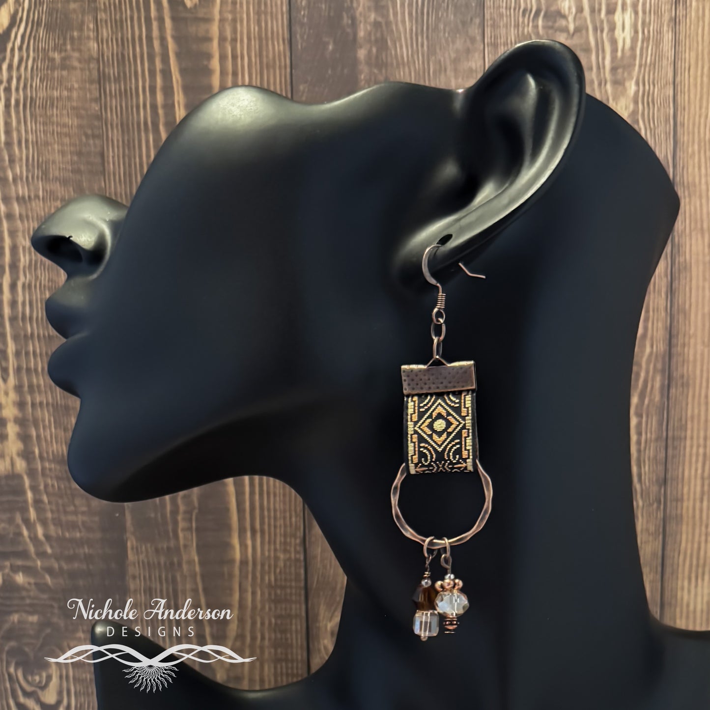 King and Queen Medieval Ribbon Earrings
