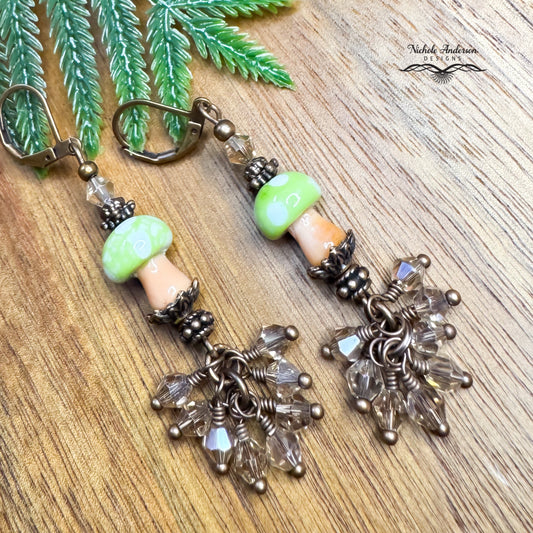 Mushroom Cluster Earrings
