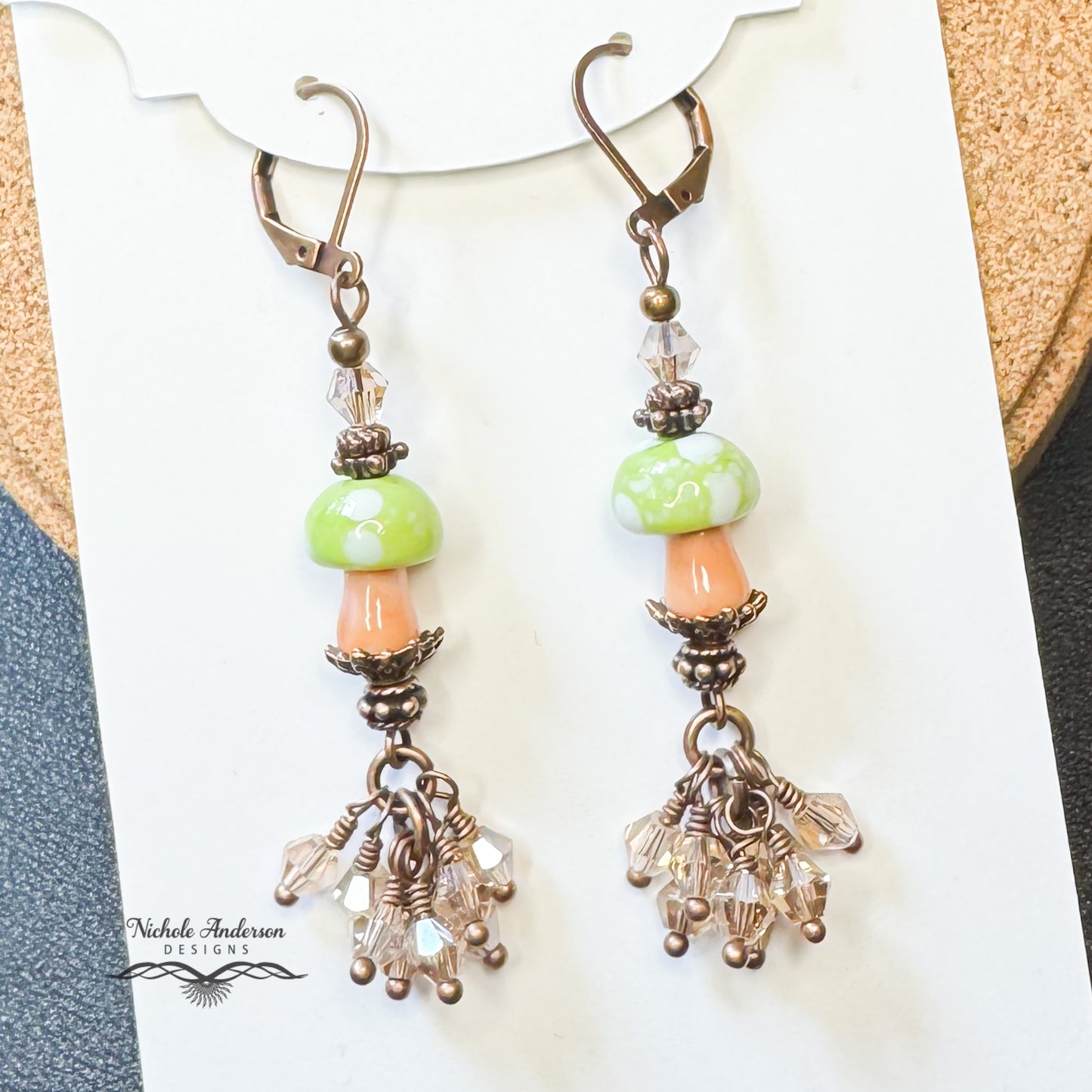 Mushroom Cluster Earrings