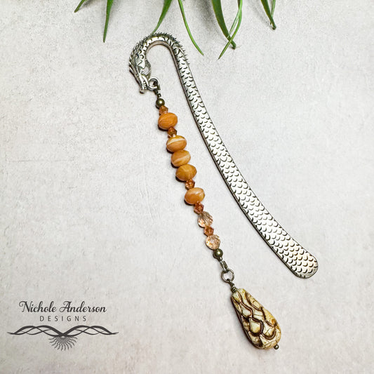 Orange Dragon Bookmark