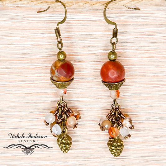 Rainbow Picasso Jasper Earrings