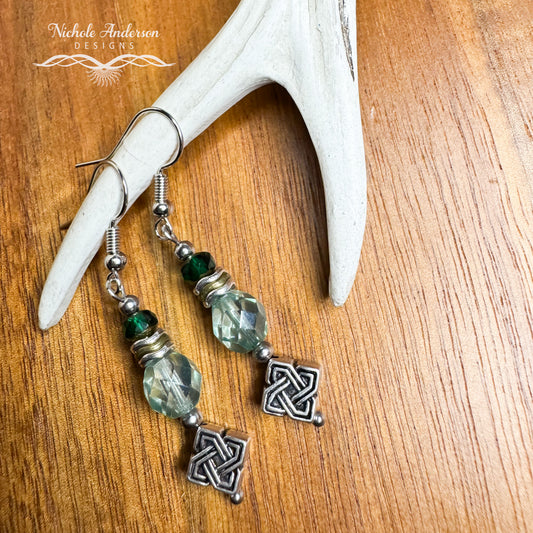 Solomon's Emerald Drop Earrings