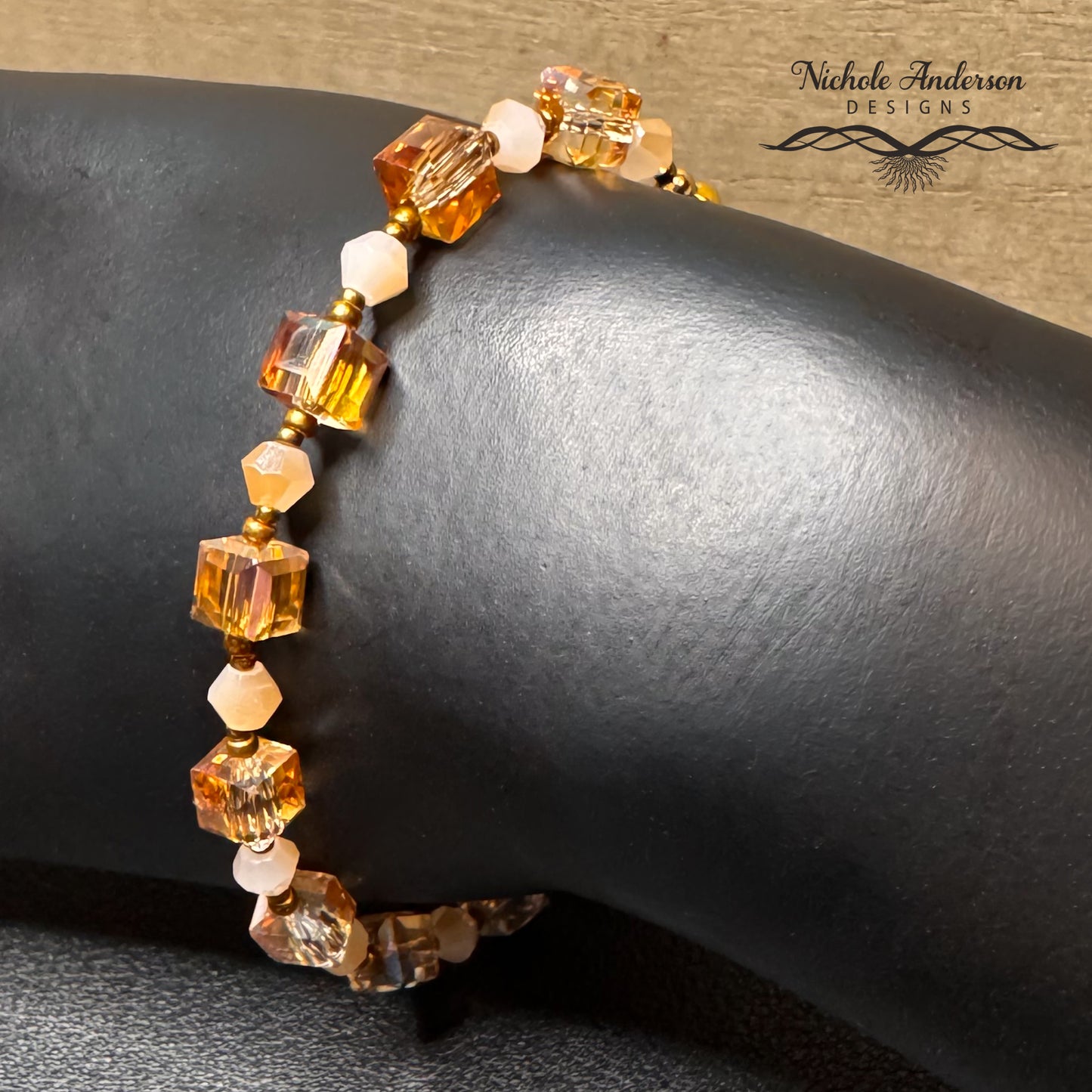 Sunset Blush Bracelet | Gold Plated Stainless Steel